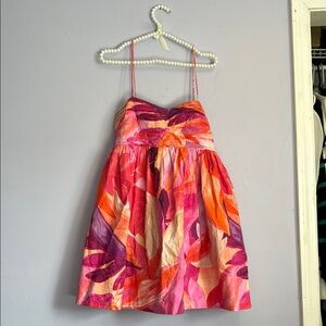 H&M PATTERNED MINI DRESS